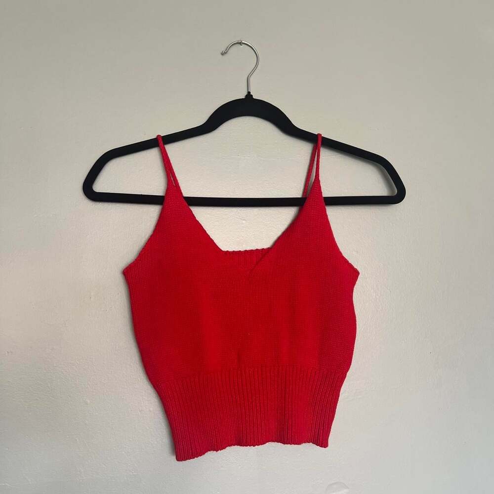 Brandy Melville Women's Red Vest